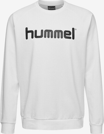 Sweat Hummel en blanc : devant