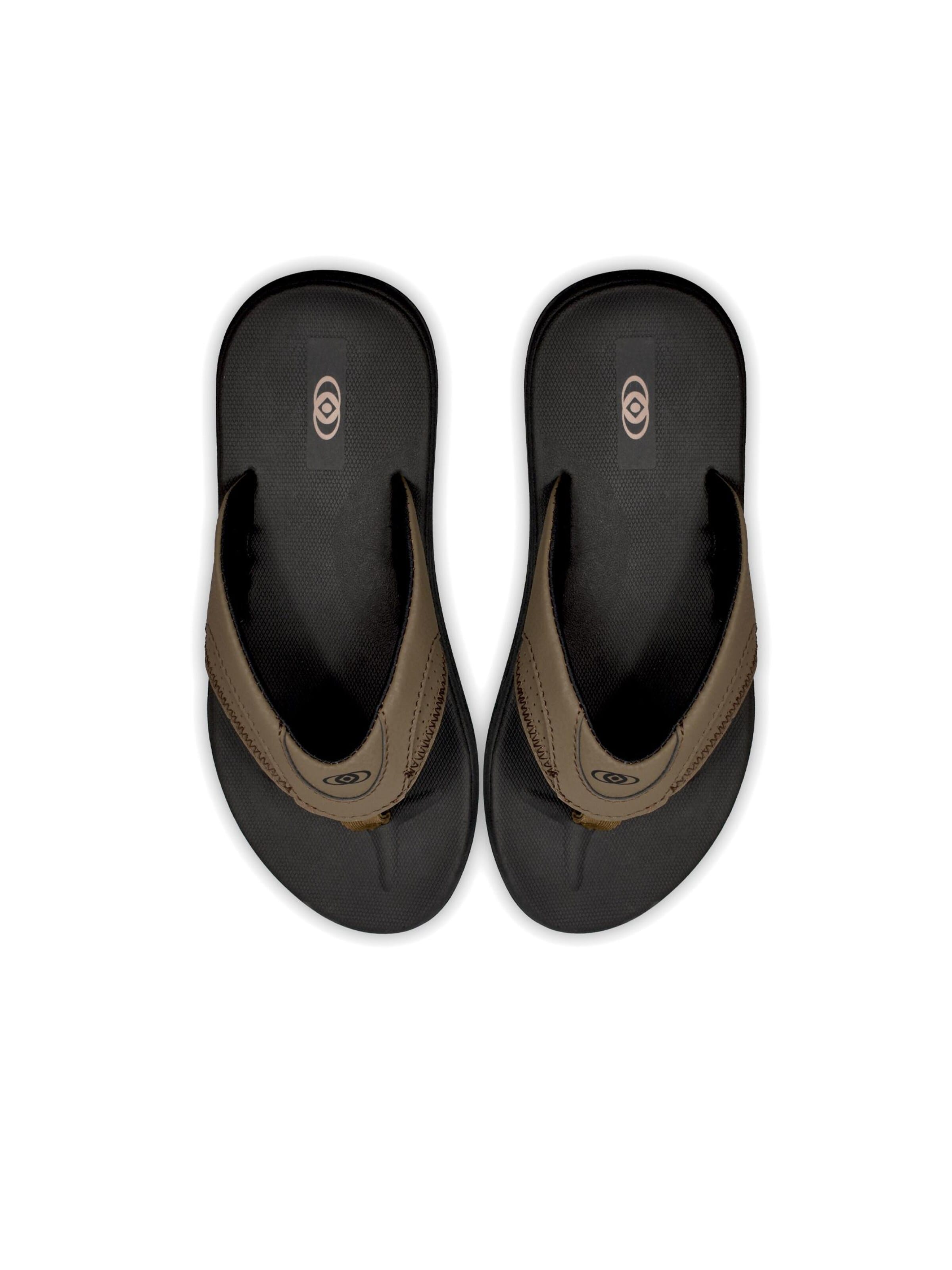 Brasileras T-Bar Sandals 'Marco' in Brown