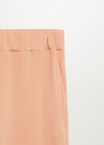 MANGO Normalny krój Spodnie 'Rivi-A' w kolorze różowy