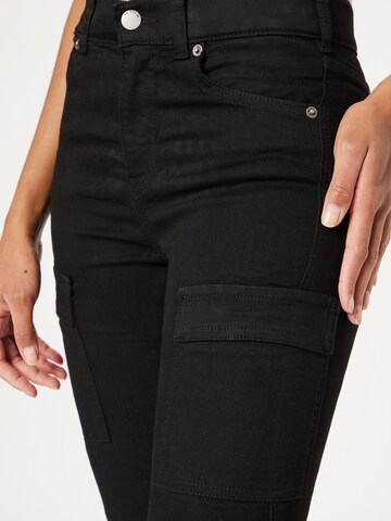 Dr. Denim Skinny Τζιν cargo 'Lexy' σε μαύρο