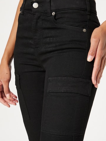 Skinny Jeans cargo 'Lexy' Dr. Denim en noir