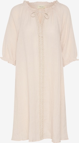Cream Jurk 'Bellis' in Beige: voorkant