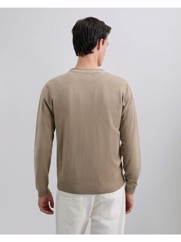 Scalpers Strikcardigans i brun