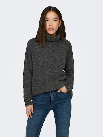 ONLY Sweater 'SILJA' in Grey: front