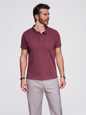 Ombre Shirt in Rood: voorkant