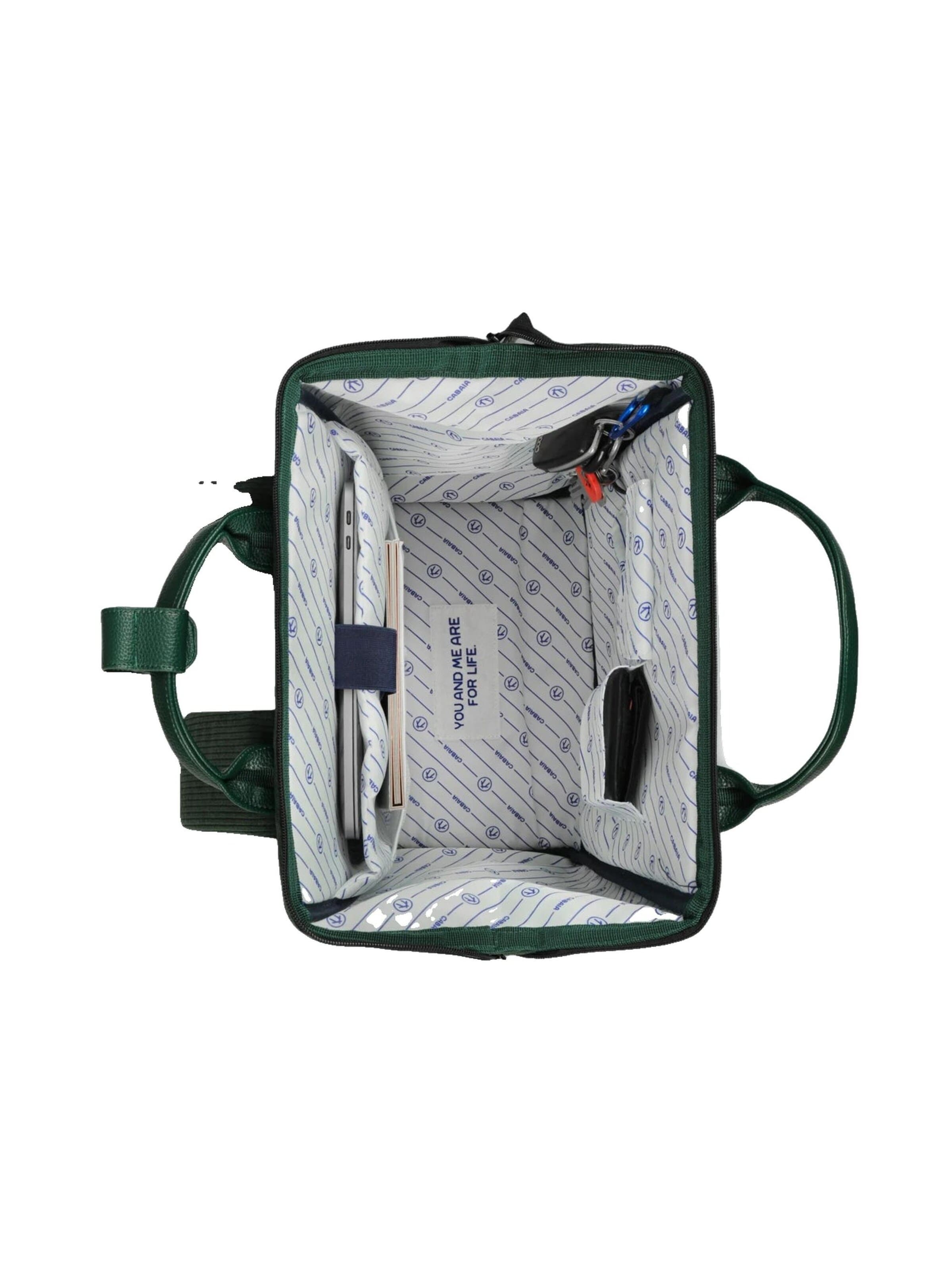 Cabaia Rucksack 'Adventurer Small Bremen'‌‌‌‌‌‌‌ in Grün