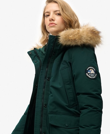 Superdry Winterparka 'Everest' in Groen