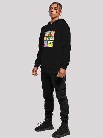 F4NT4STIC Sweatshirt 'Spongebob Schwammkopf' in Black