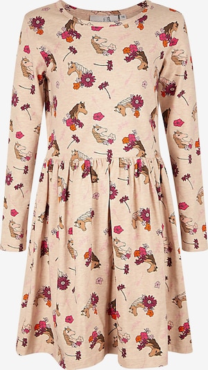 happy girls Mekko värissä beige / punainen / musta, Tuotenäkymä