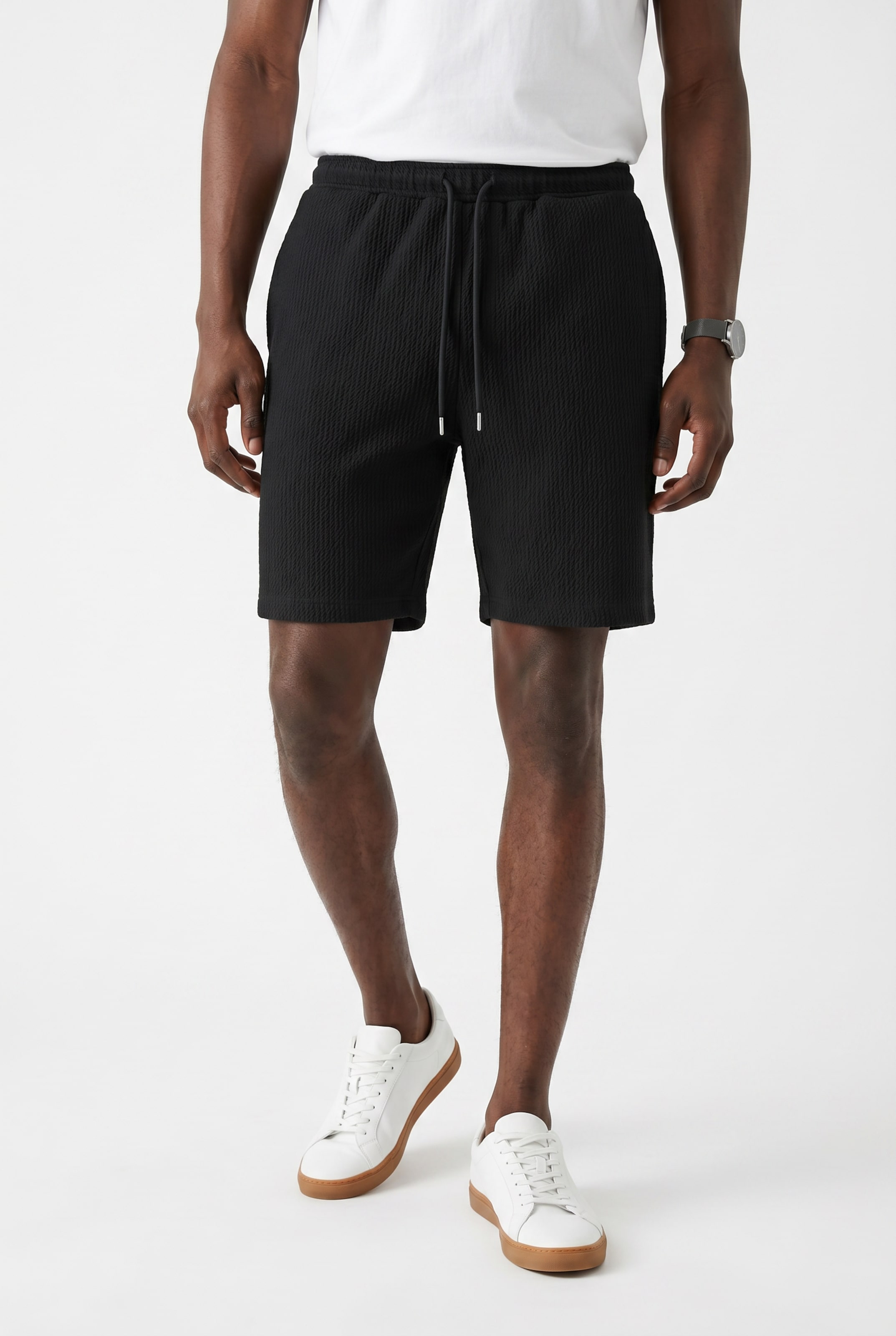 JACK & JONES Loose fit Pants in Black: front