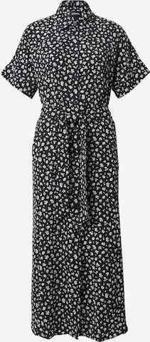 Abito camicia di Monki in nero: frontale