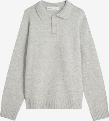 Pull-over Bershka en gris : devant
