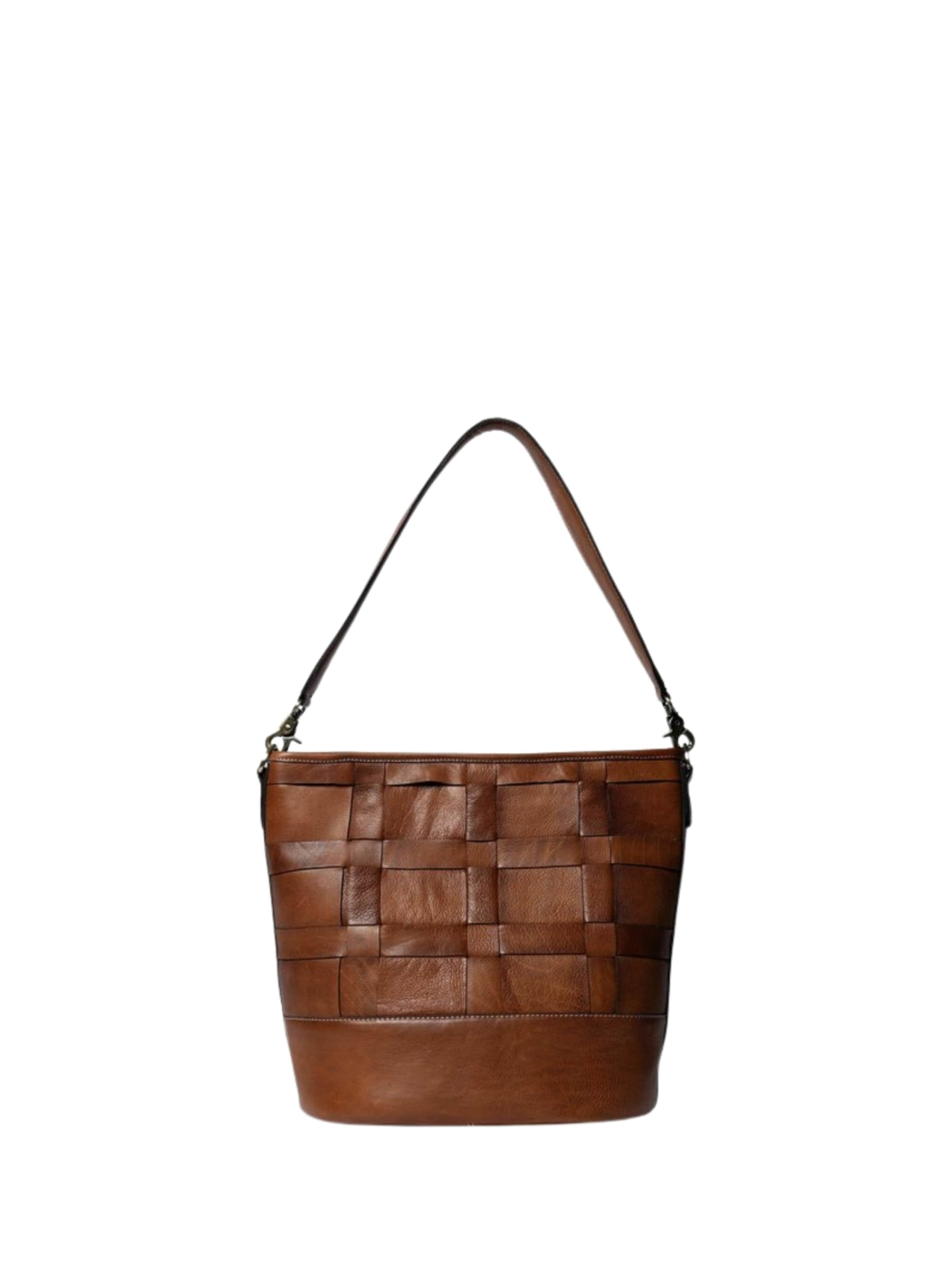 RE:DESIGNED Shopper ' Noor ' in Brown: front