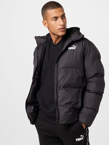 Veste d’hiver PUMA en noir : devant