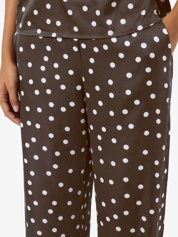 Loosefit Pantaloni di Noisy may in marrone