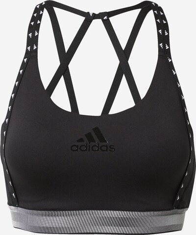 Sutien sport ADIDAS PERFORMANCE pe negru / alb, Vizualizare produs