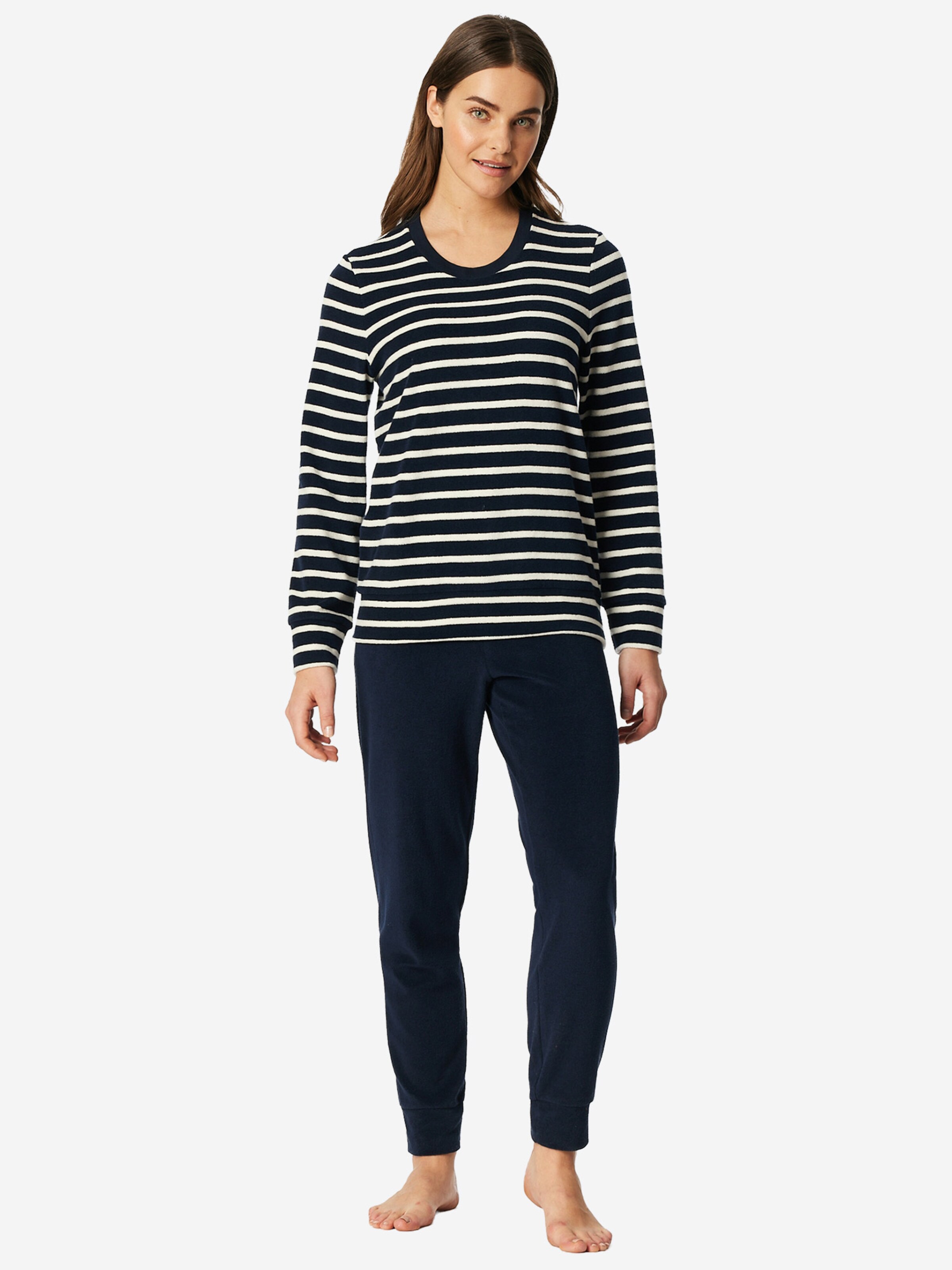 SCHIESSER - Pijama ' Casual Essentials ' en azul