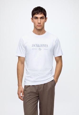 JACK & JONES Μπλουζάκι 'JORFREDERIKSBERG' σε κόκκινο