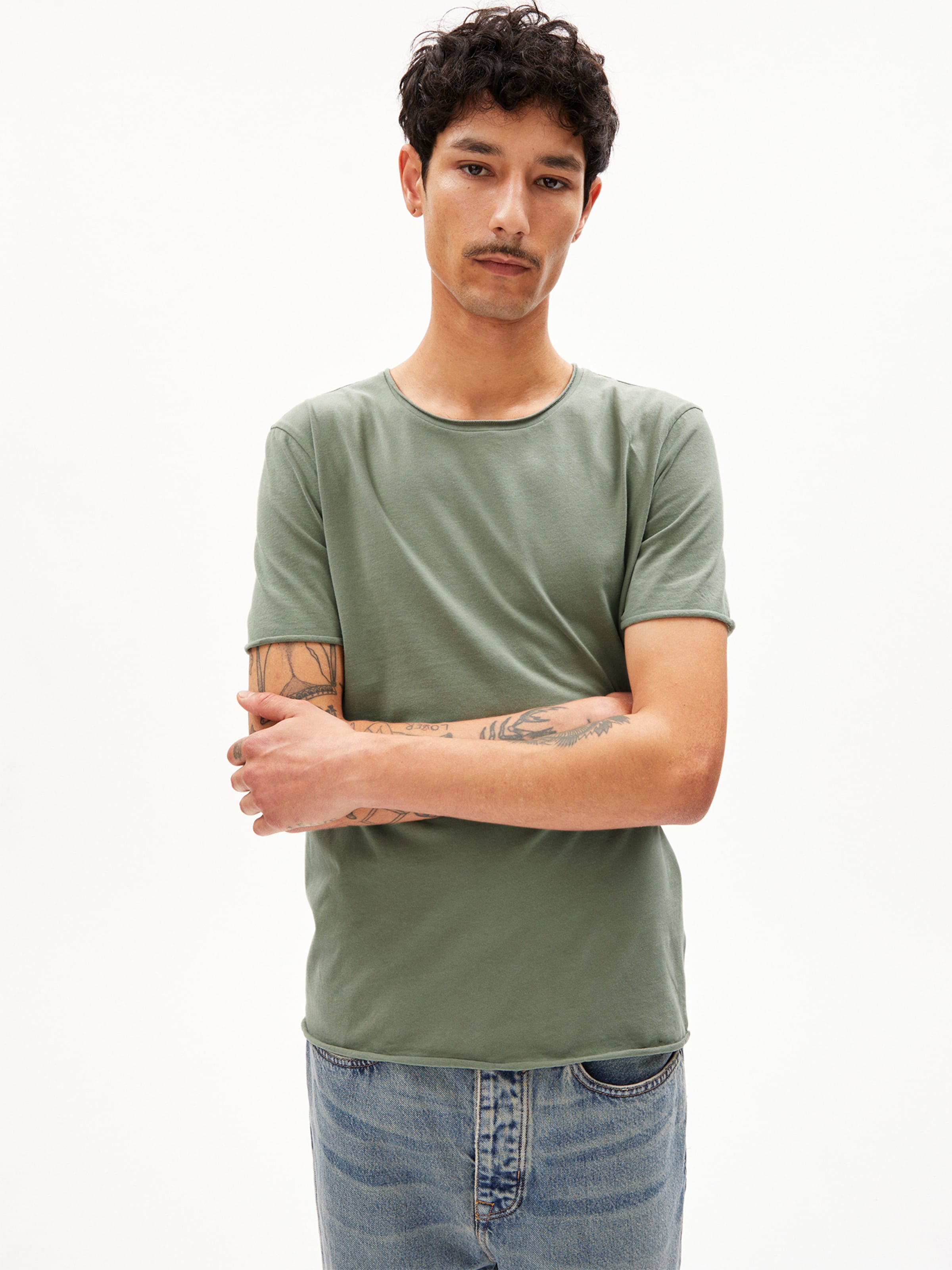 ARMEDANGELS Shirt in Grey: front