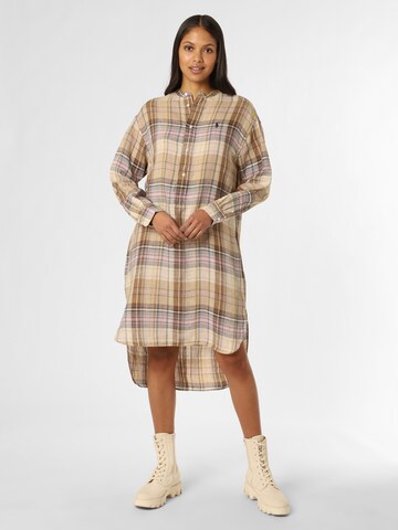 Polo Ralph Lauren Shirt Dress in Beige: front