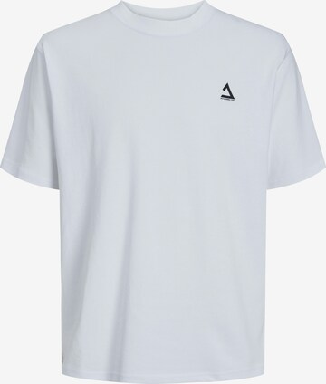 T-Shirt 'Triangle' JACK & JONES en blanc : devant