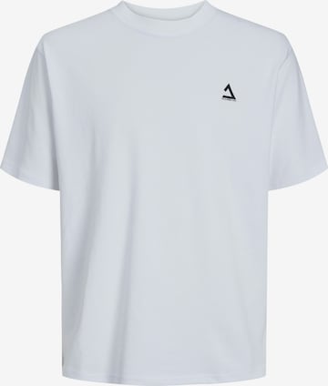 JACK & JONES Shirt 'Triangle' in White: front