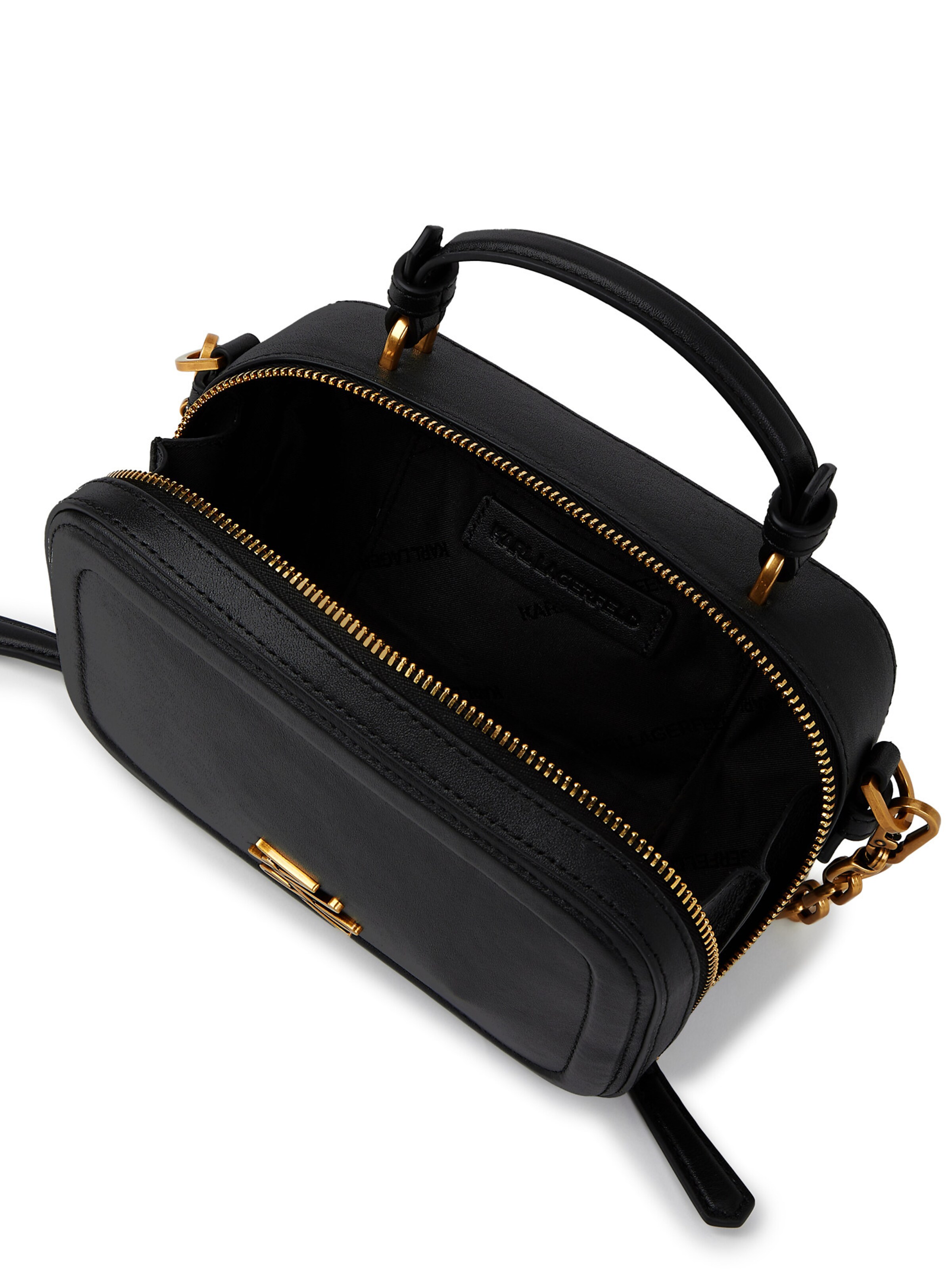 Karl Lagerfeld Чанта с презрамки в черно