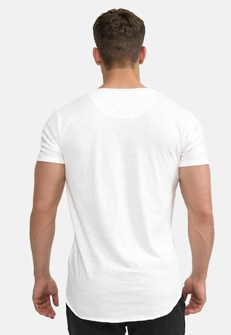 T-Shirt 'Willbur' INDICODE JEANS en blanc