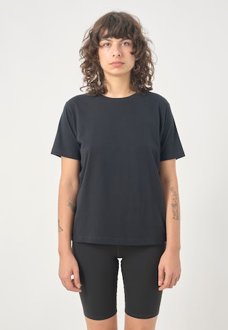 Cleptomanicx T-Shirt 'Basic Tee Ligull' in Schwarz: Vorderseite