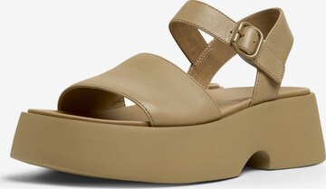 CAMPER Strap Sandals 'Tasha' in Brown: front