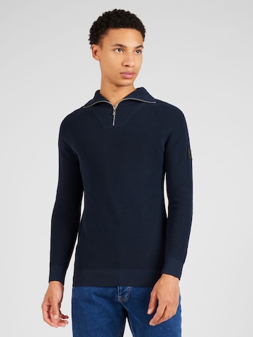 Matinique Sweater 'Blimey' in Blue: front