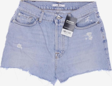 7 for all mankind Shorts S in Blau: predná strana