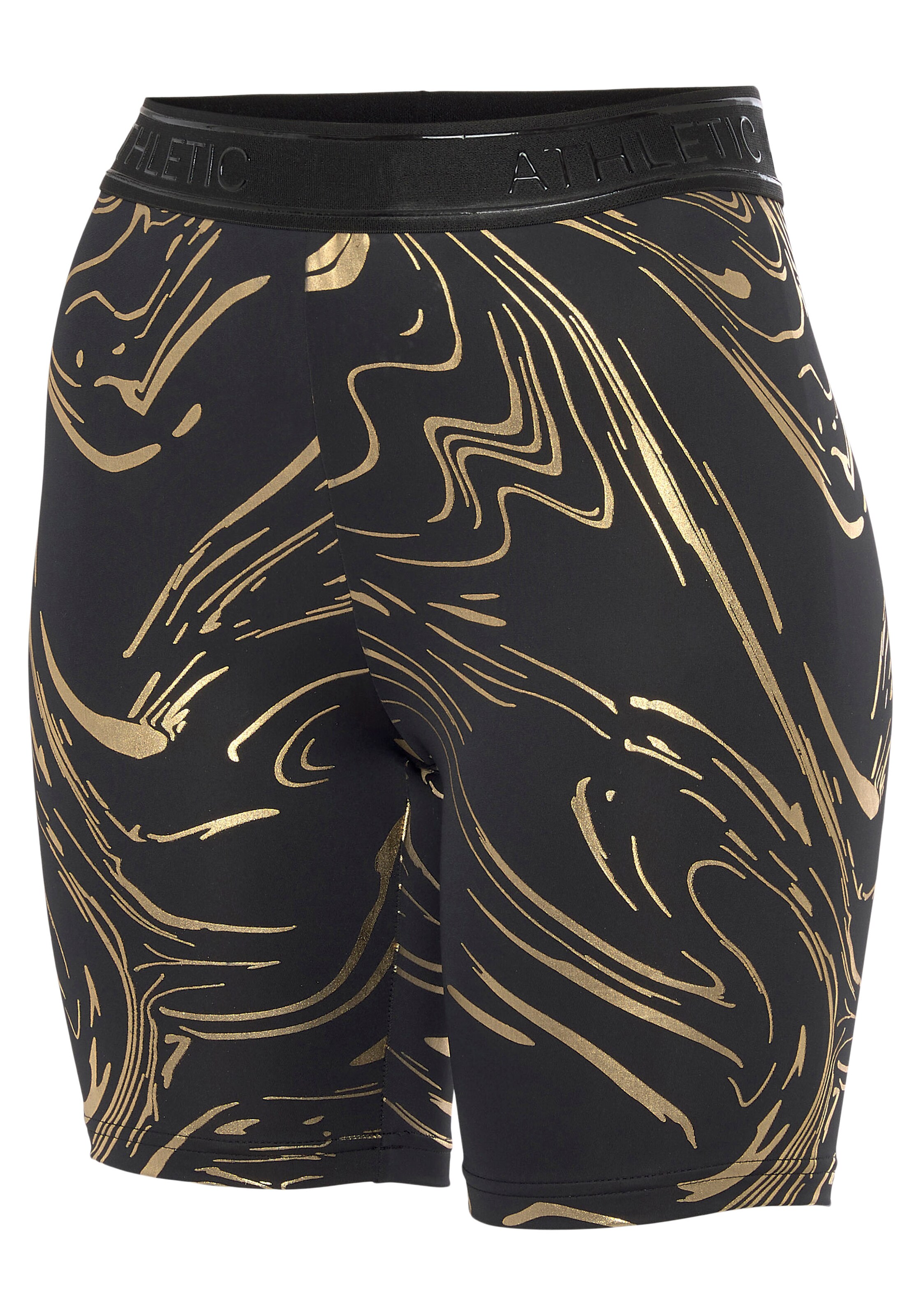 LASCANA ACTIVE Skinny Sporthose in Schwarz