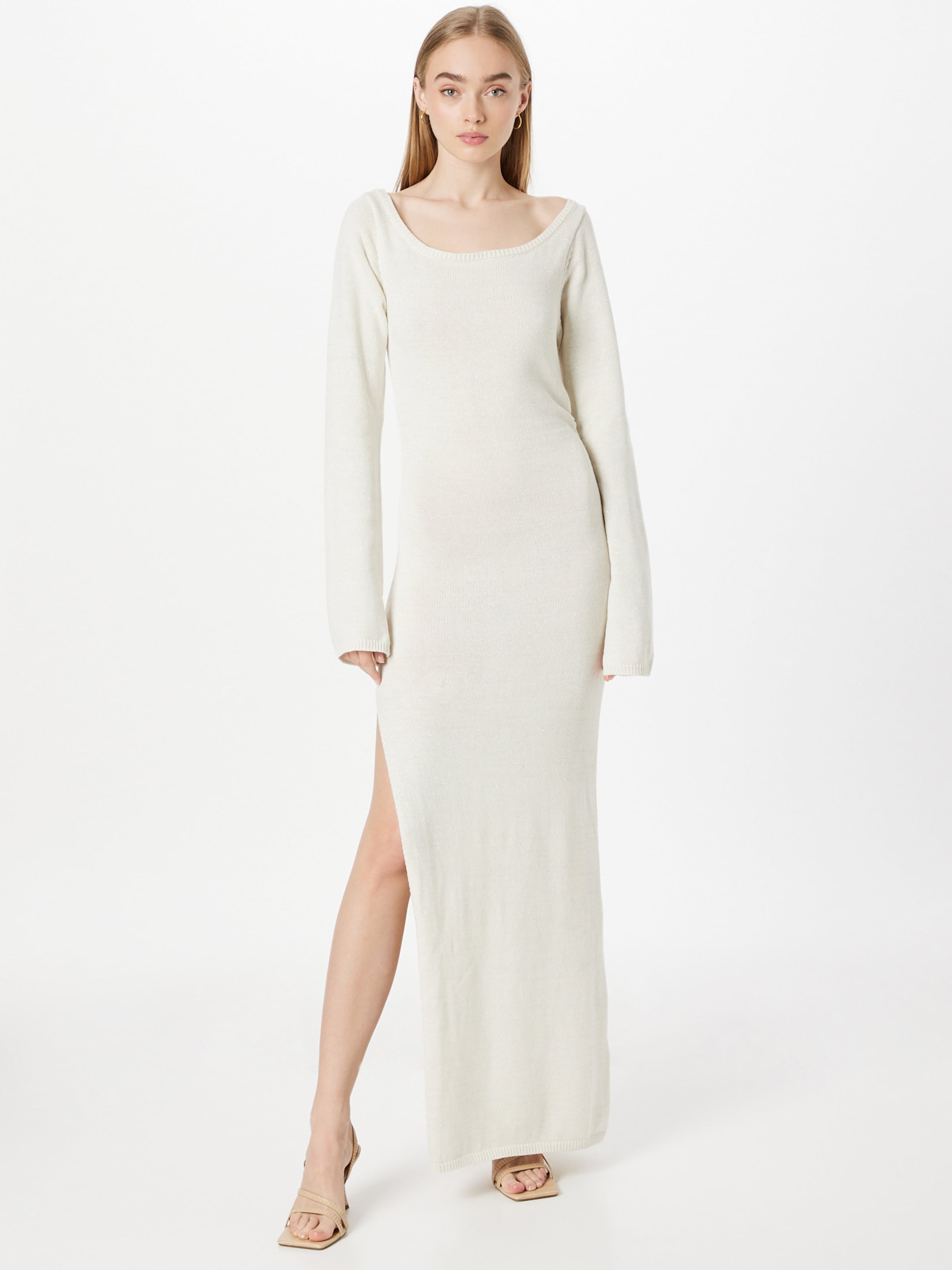 Frauen Kleider NA-KD Kleid in Creme - GI75602 Frauen Kleider NA-KD Kleid in Creme - GI75602