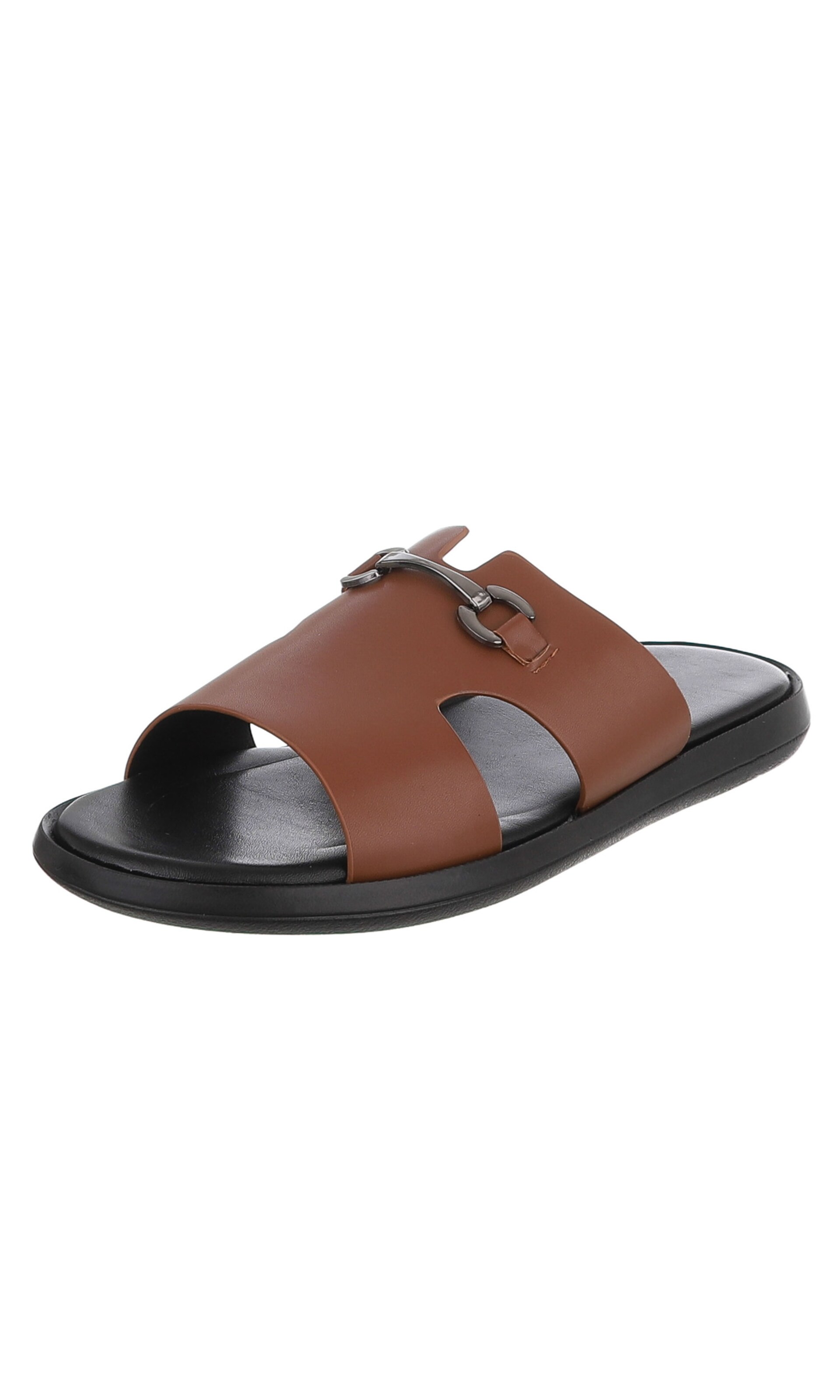 CoolWalk Mules in Brown: front