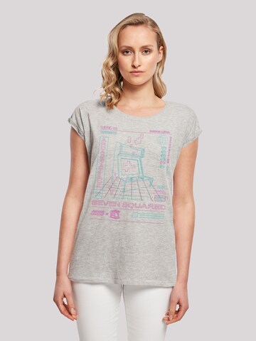 T-shirt F4NT4STIC en gris : devant