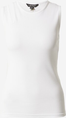Top 'FUNDOL' di Lauren Ralph Lauren in bianco: frontale
