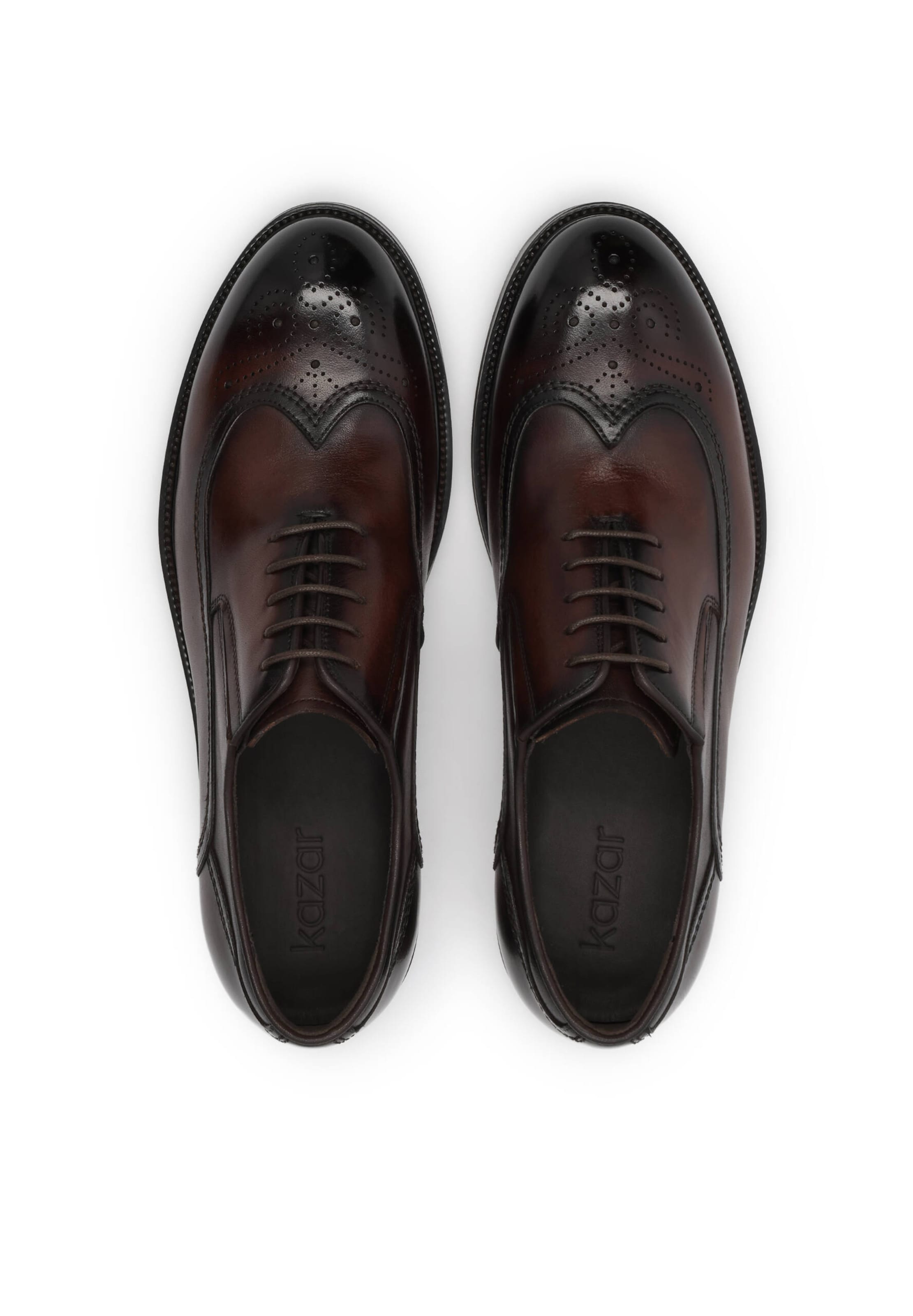 Chaussure à lacets Kazar en marron