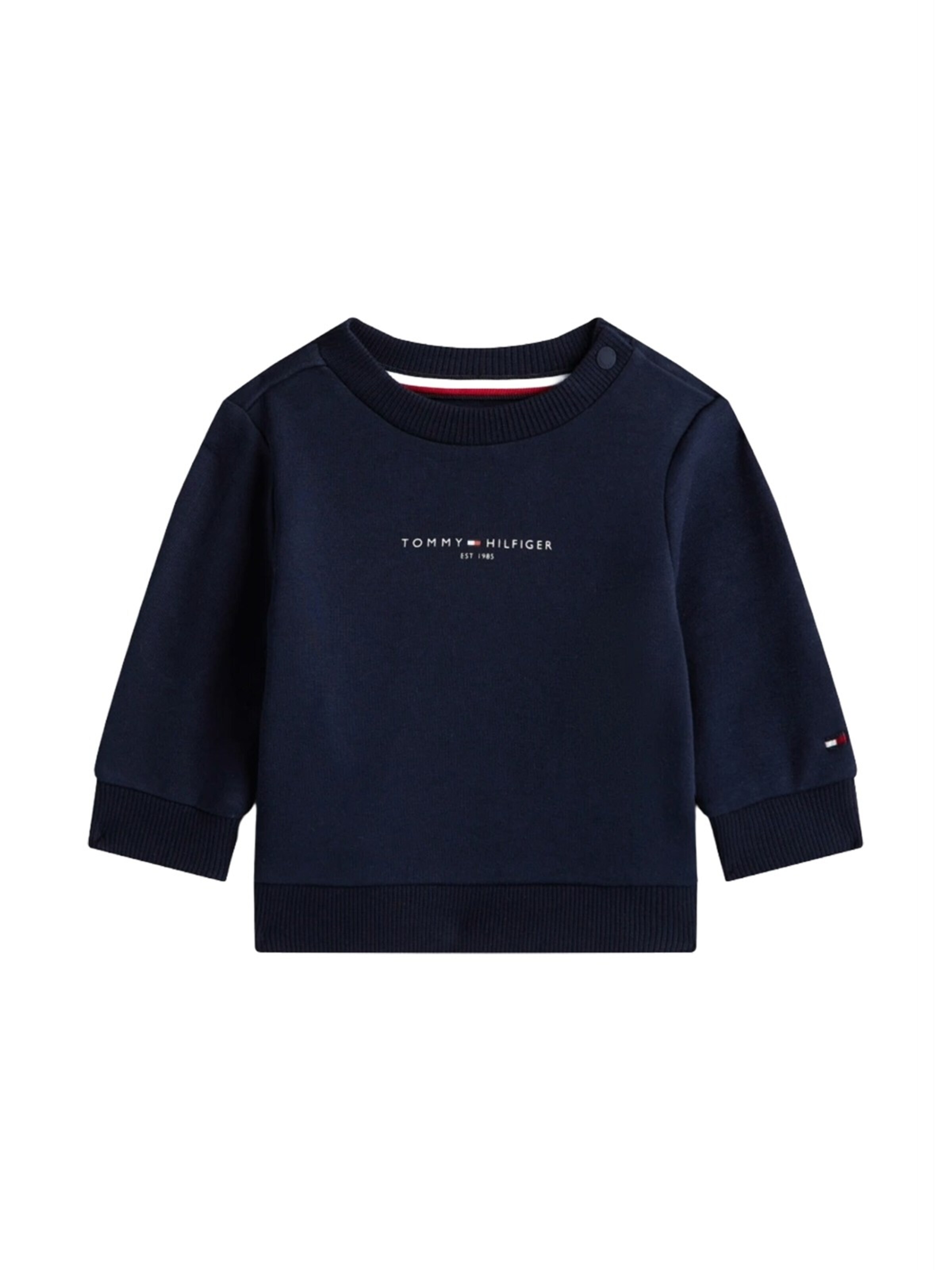 Tommy Hilfiger Kids - Sudadera en azul: frente