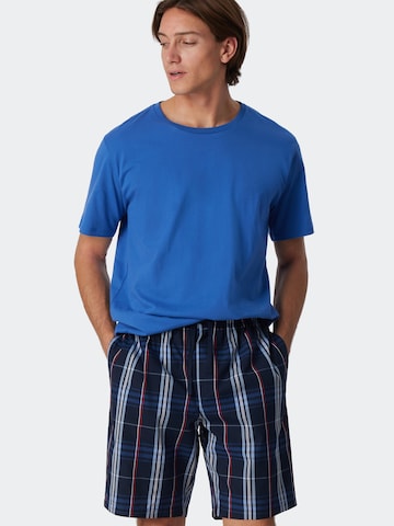 SCHIESSER Onderhemd 'Mix & Relax' in Blauw: voorkant