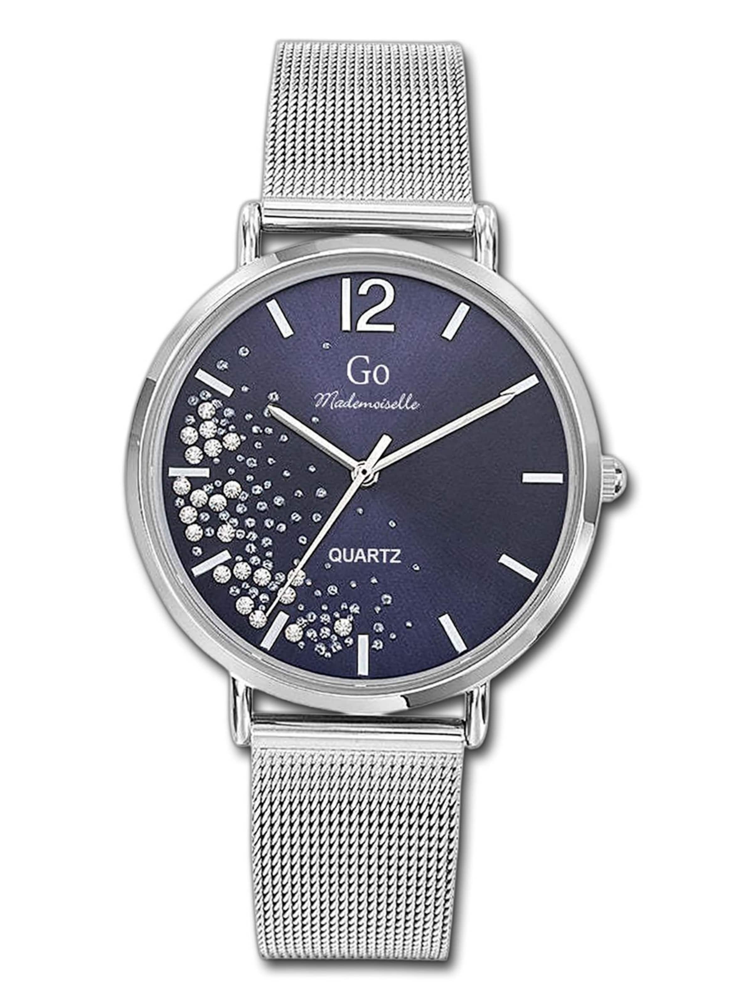 GO GirlOnly Analoguhr‌‌‌‌‌‌‌‌‌‌ in Silber: Vorderseite