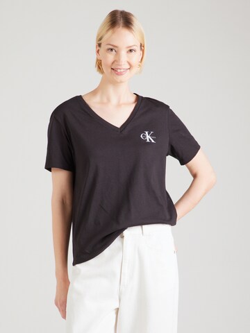 T-shirt Calvin Klein Jeans en noir : devant
