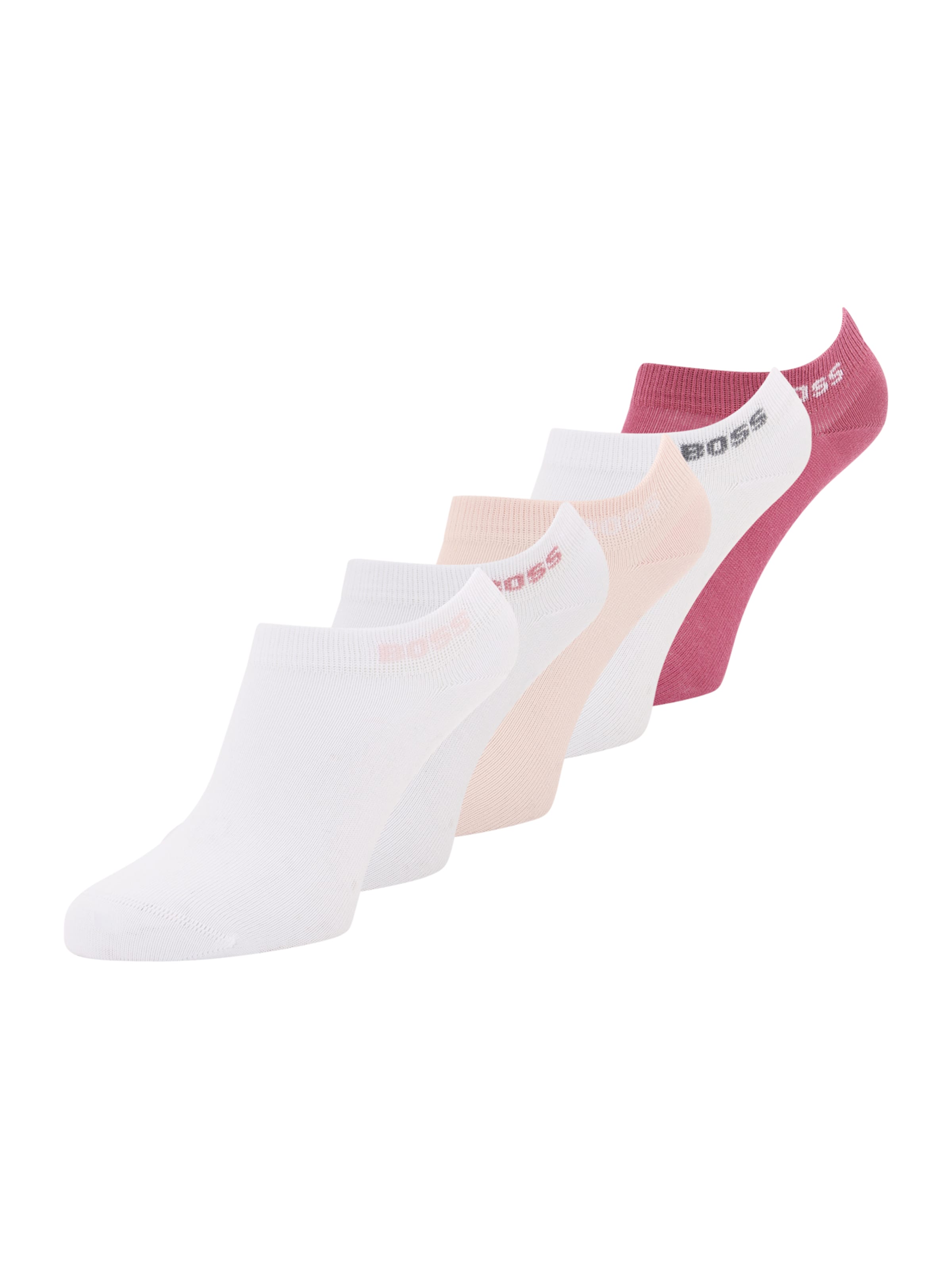 BOSS Socks in Pink: front