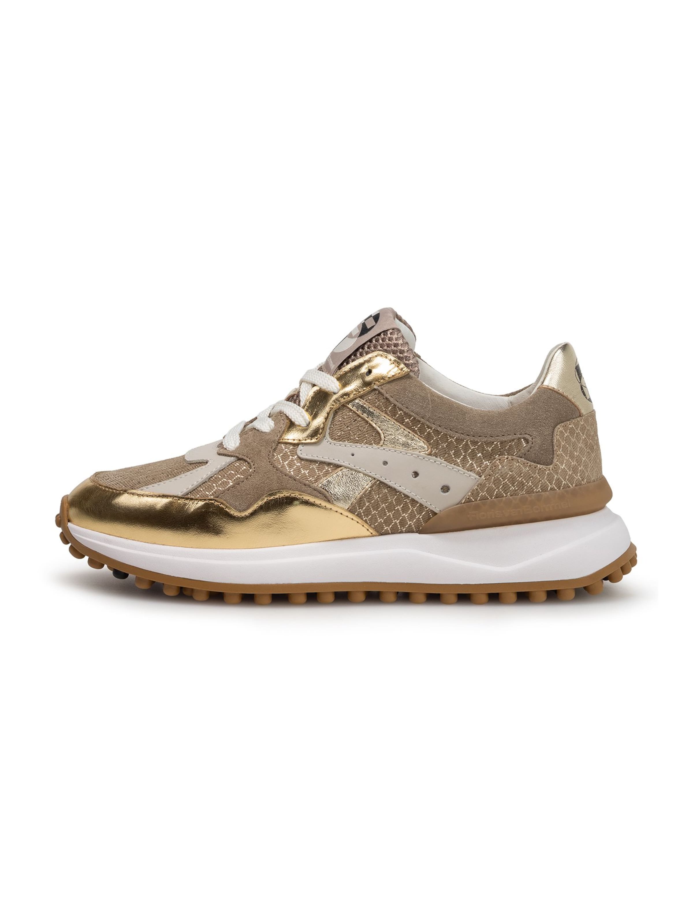 Floris van Bommel Sneakers laag 'Noppi 46' in Goud: voorkant