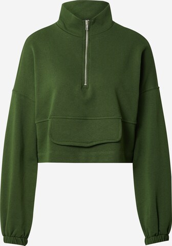 Sweat-shirt Nasty Gal en vert : devant