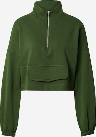 Nasty Gal Sweatshirt in Green: front