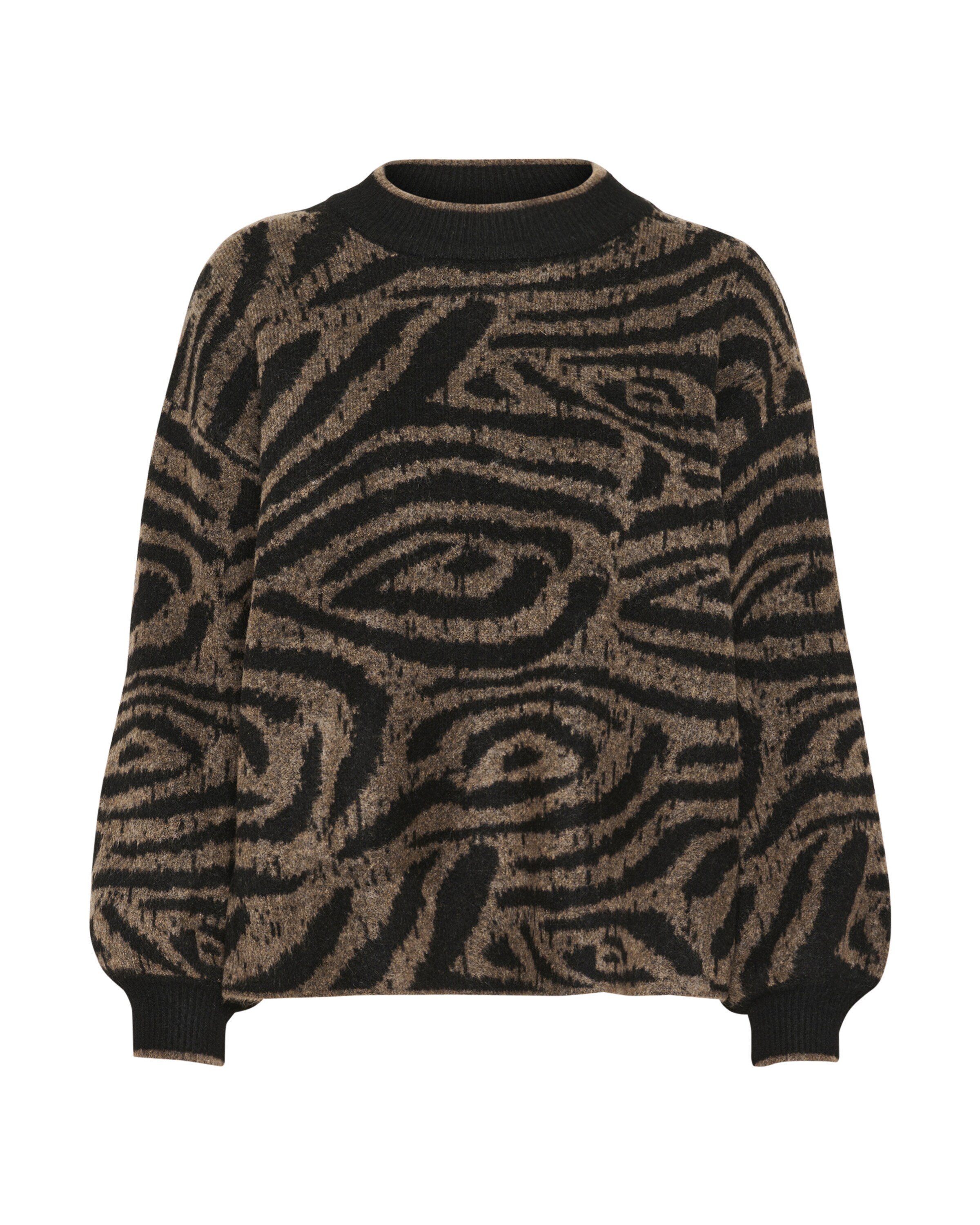 Kaffe Sweater 'Wilma' in Brown: front