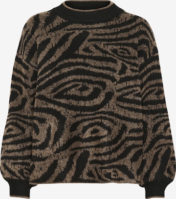 Pull-over 'Wilma' Kaffe en marron : devant