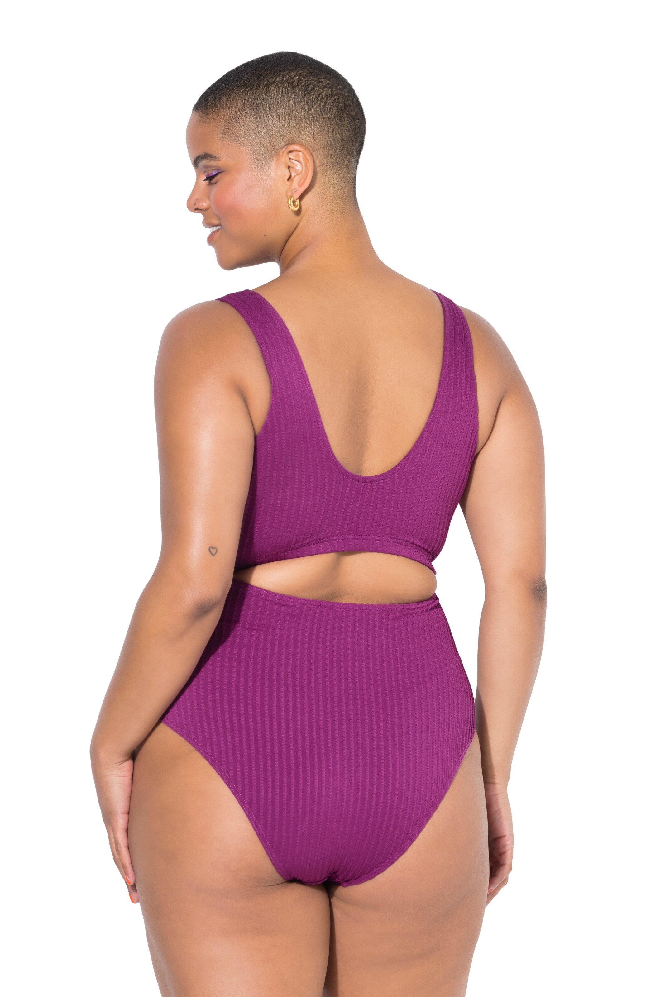 Studio Untold T-shirt Badpak in Lila