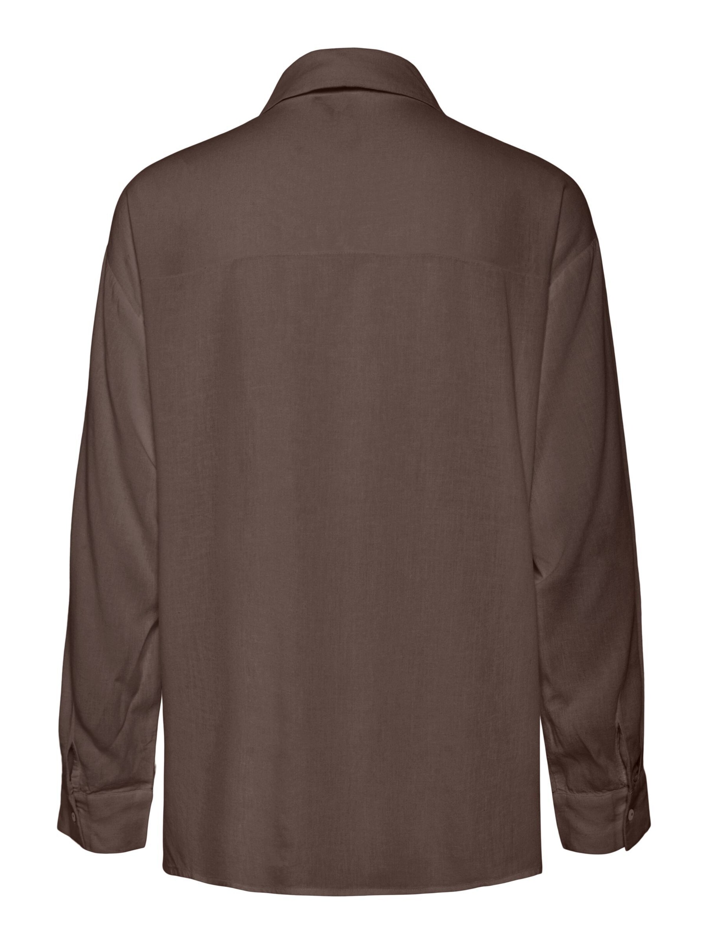 Chemisier 'PCPia' PIECES en marron